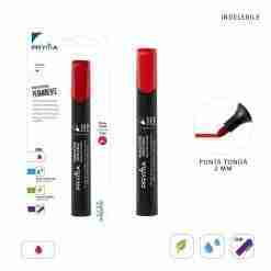 Pryma Marcatore Perman. P/Tonda 2mm Rosso Bl.