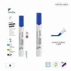 Pryma Marcat.Lavagna Bianca P/Tonda 2mm Blu Bl.