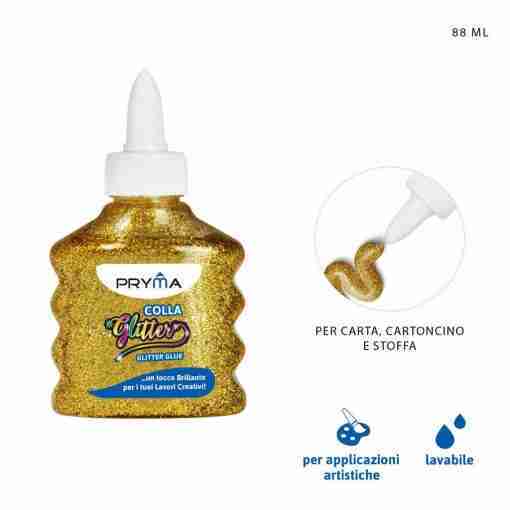 Pryma Colla Glitter 88ml Oro
