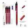 Pryma Penna Olio Triangol.Easy 0.7mm 3pz Rosso Bl.