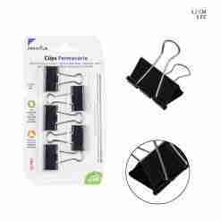 Pryma Clips Fermacarte 32mm 5pz Nero Bl.