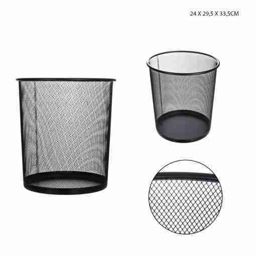 Pryma Cestino Rete Met. 24x29.5x33.5cm Nero
