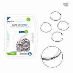 Pryma Anello Portachiavi 25mm 12pz Bl.
