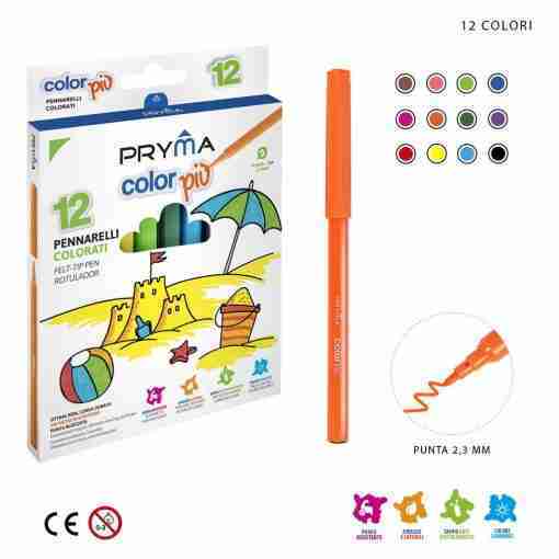 Pryma Pennarelli Colorpiu 12pz Bl.