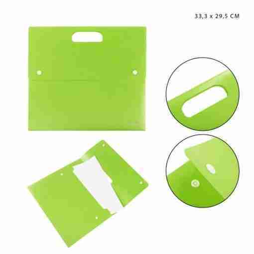 Pryma Cartella P/Docum. Pp 33.3x29.5cm Verde