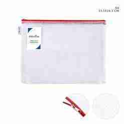 Pryma Busta P/Documenti Pvc C/Zip A4 33.5x24.5cm