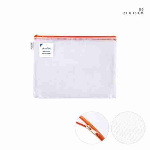 Pryma Busta P/Documenti Pvc C/Zip B6 21x15cm