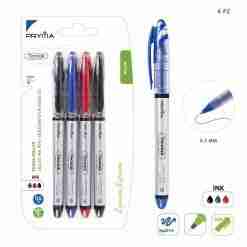 Pryma Penna Roller Tecnink 0.5mm 4pz Ass. Bl.