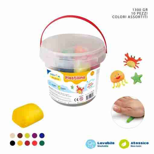 Pryma Plastilina Colorata 130g 10pz