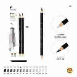 Pryma Matita Sketching Jumbo D/Lato C/Gomma 2pz