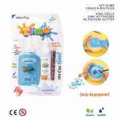 Pryma Set Slime Vinilica 60ml Fluo Blu Bl.