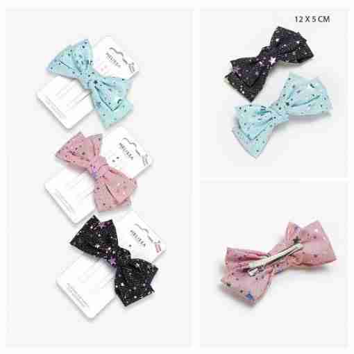 Melissa Clip Capelli Fiocco 12x5cm