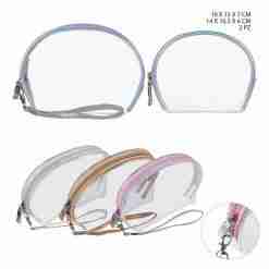 Melissa Borsa Pvc Trasp.19x13x7cm+14x10.5x6cm 2pz