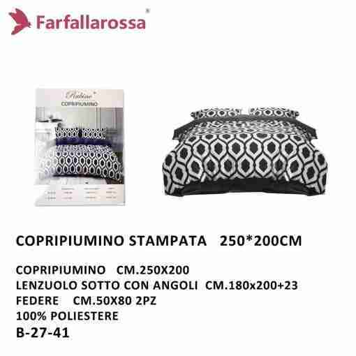Farfallarossa Copripiumino 250*200cm B-27-41