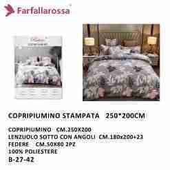 Farfallarossa Copripiumino 250*200cm B-27-42