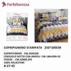 Farfallarossa Copripiumino 250*200cm B-27-43