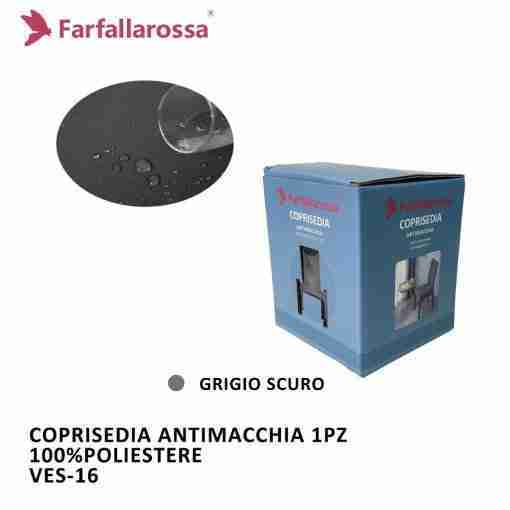 Farfallarossa Vestisedia 1pz Grigio Scuro Antimacchia