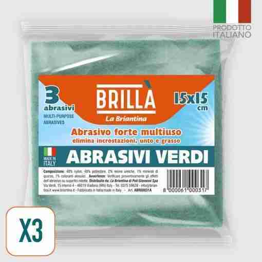 Abrasivi Verdi 3 Pz. Cm.15x15