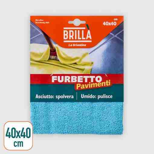 Panno Microfibra Furbetto Pavimenti 40x40 Cm