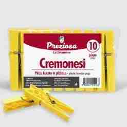Pinze Bucato Cremonesi 10 Pezzi