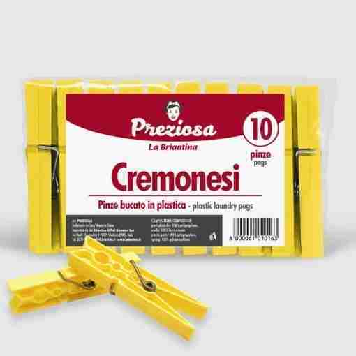 Pinze Bucato Cremonesi 10 Pezzi