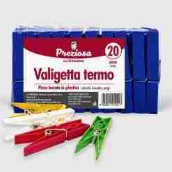 Pinze Bucato Valigetta 20 Pezzi Termo