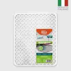 Tappeto Lavello Traforato Grande Bianco 29x36,5cm