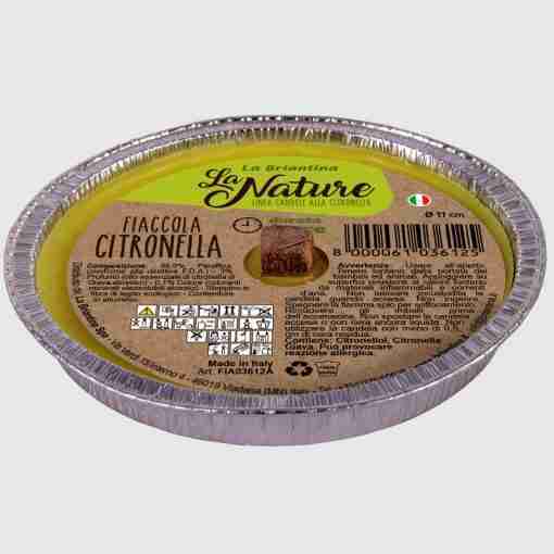 Fiaccola Alluminio Citronella Diam 11