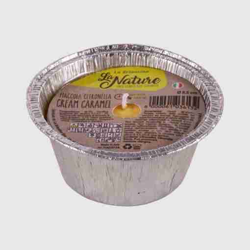 Fiaccola Alluminio Citr Cream Caramel Diam 8,5