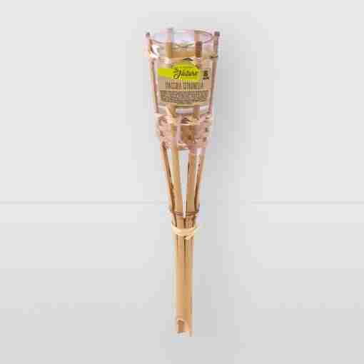 Fiaccola Con Candela Citronella Diam 6,5 H 30,5 Cm