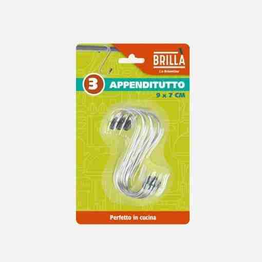 Ganci Appenditutto S 9x7 Cm Spessore 3 Mm 3 Pz
