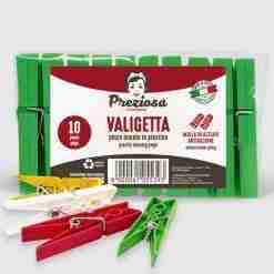 Pinze Bucato Valigetta 10 Pz Italy