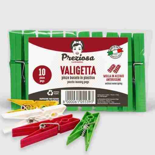 Pinze Bucato Valigetta 10 Pz Italy