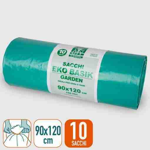 Sacchi Eko Basik Verdi 90x120cm 10pz