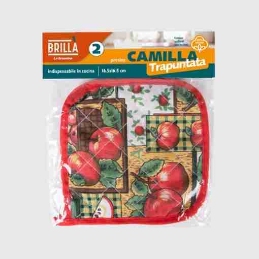 Presina Camilla 2 Pz 16,5x16,5 Cm Trapuntata