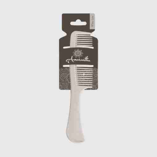 Pettine Basic Bianco White Line