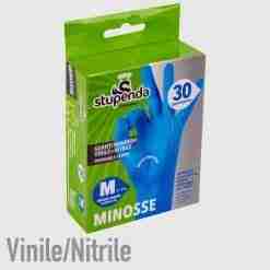 Guanti Minosse Nitrile Vinile 30 Pz Tg M