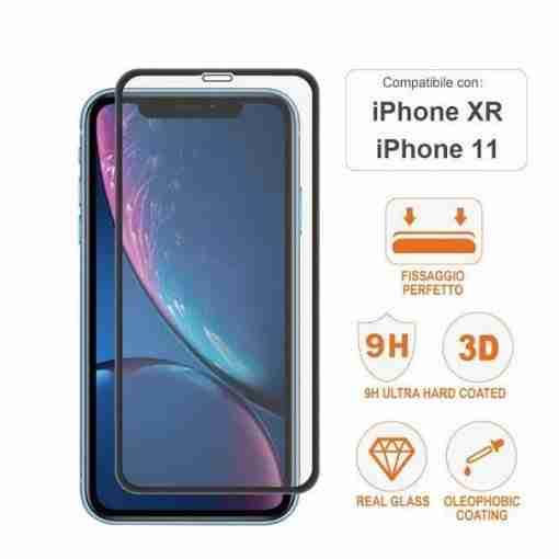 Pgm-619 Pellicola in Vetro Temperato 3d Per Cellulare Xr/11