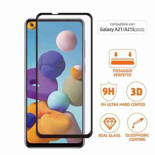 Pgm-655 Pellicola in Vetro Temperato 3d Per Cellulare A21/A21s-2020