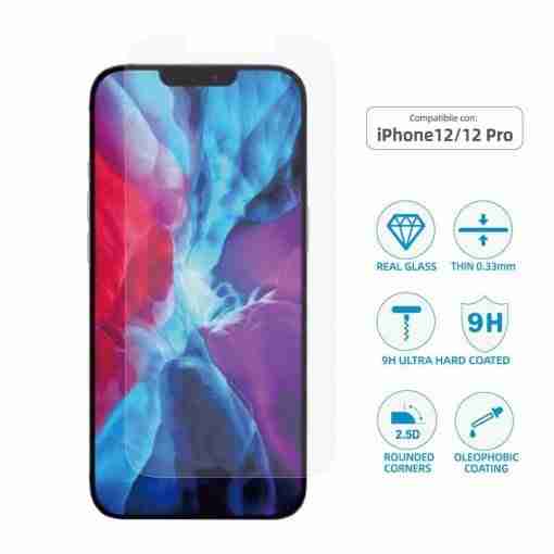 Pgm-335 Pellicola in Vetro Temperato Per Cellulare 12/12 Pro