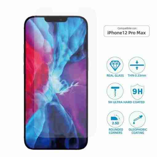 Pgm-336 Pellicola in Vetro Temperato Per Cellulare 12 Pro Max