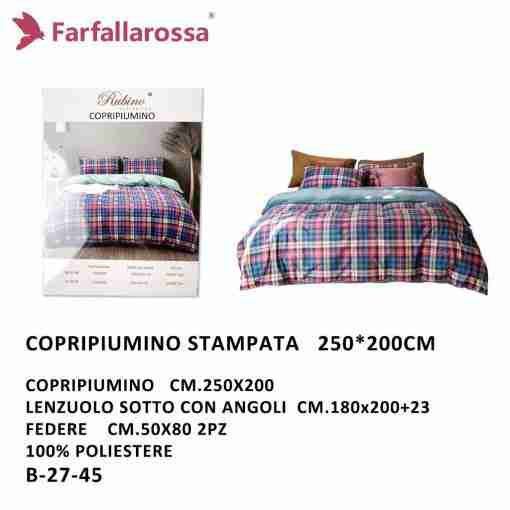 Copripiumino 250*200cm B-27-45