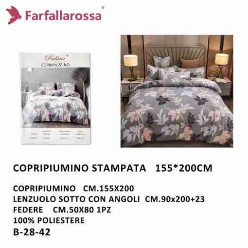 Copripiumino 155*200cm B-28-42