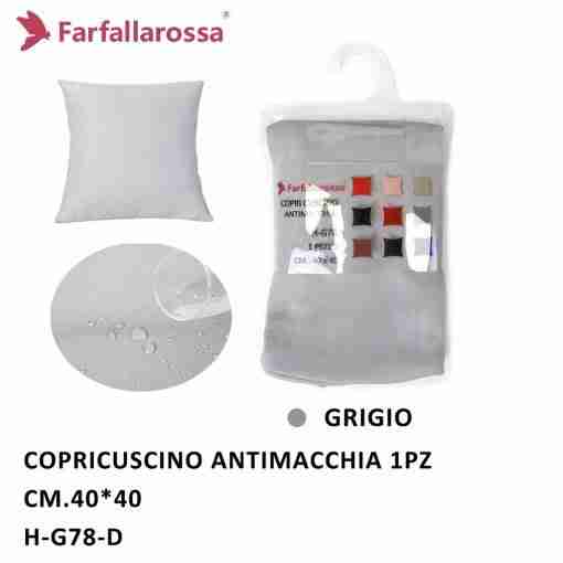 Copricuscino 40*40cm Grigio