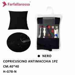 Copricuscino 40*40cm Nero