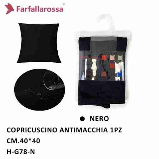 Copricuscino 40*40cm Nero