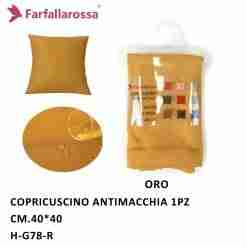 Copricuscino Giallo 40*40cm
