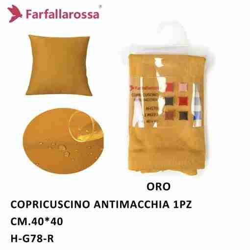 Copricuscino Giallo 40*40cm