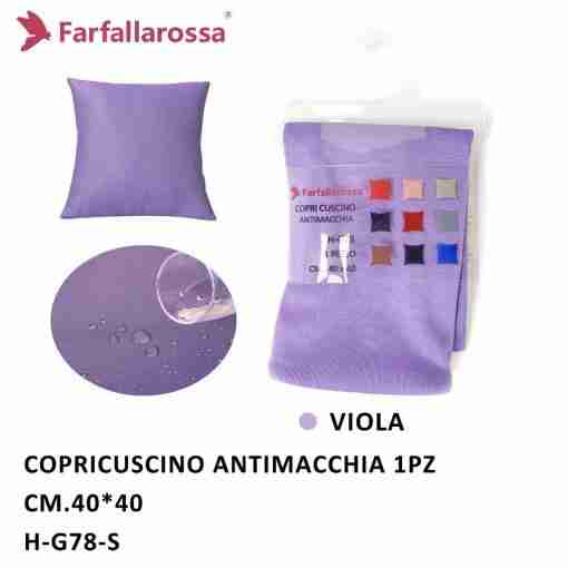 Copricuscino 40*40cm Viola