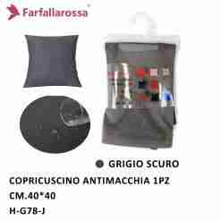 Copricuscino 40*40cm Grigio Scuro